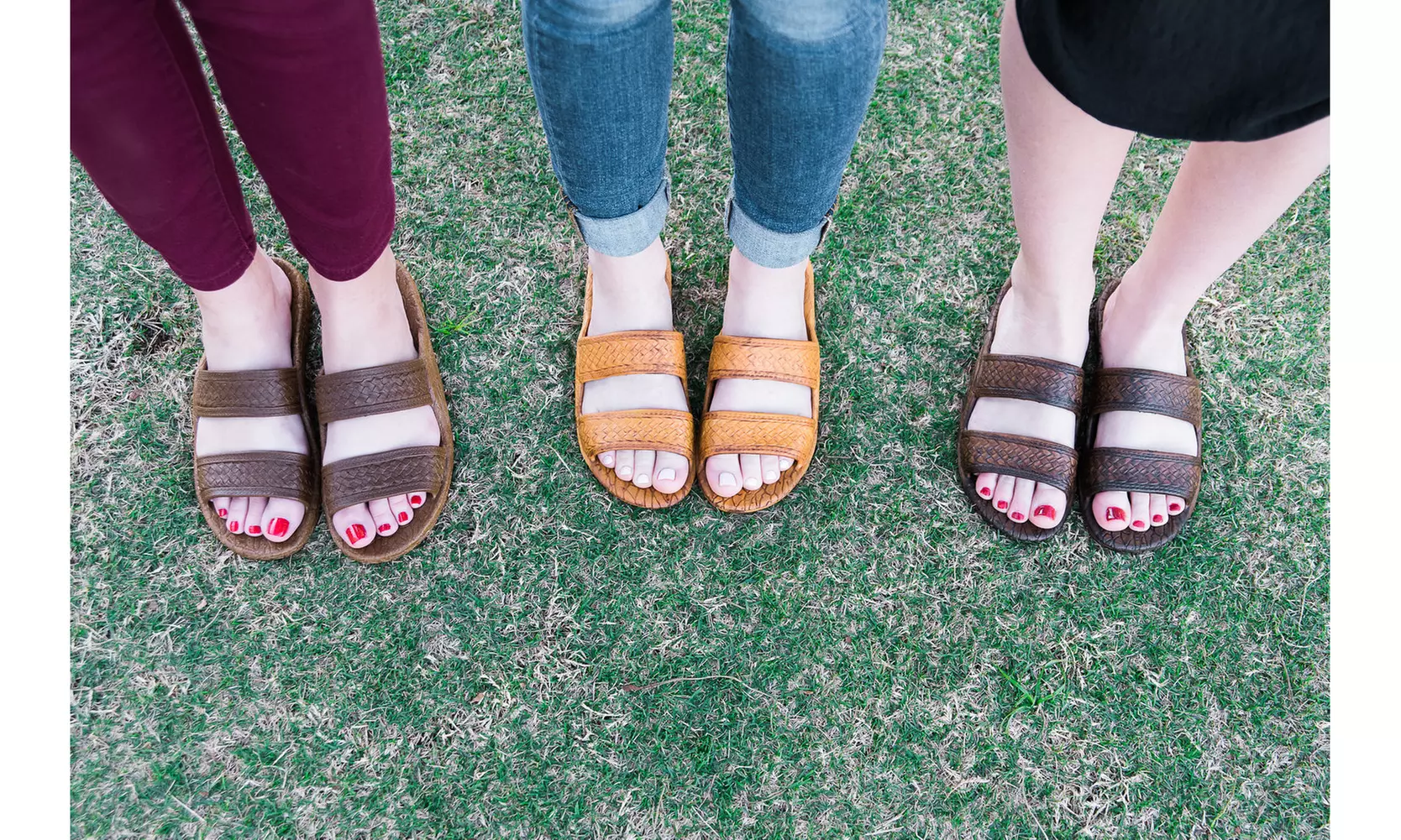 Pali Hawaii Unisex Adult Classic Jandals Jesus Sandals - Primary Image