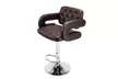 2pcs Adjustable High Type with Disk Armrest Backrest Button Design Bar Stools  - Second Medium