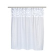 Image 5: Carnation Home Fashions Jasmine Fabric Shower Curtain
