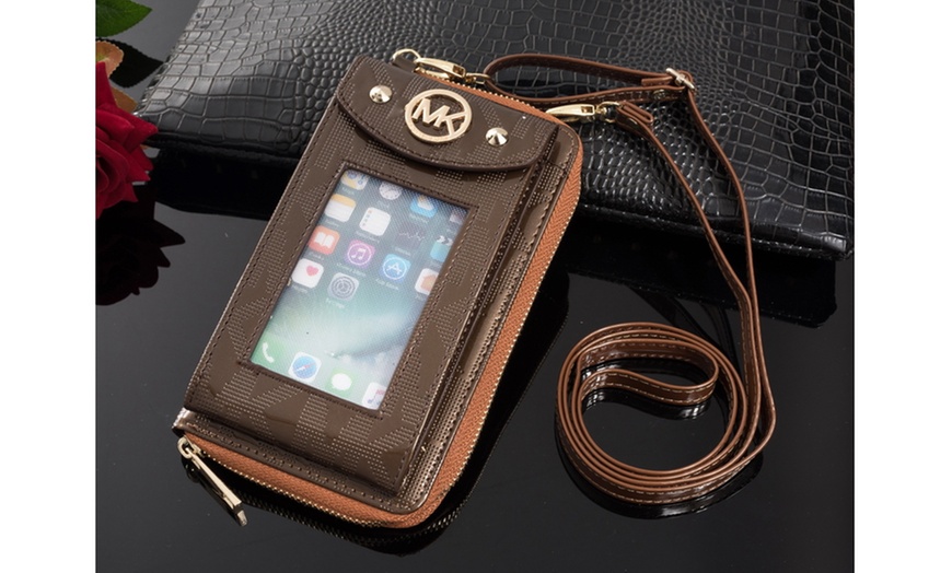 Image 35: Michael Kors Leather Crossbody