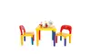 Costway Letter Kids Table&Chairs Play Set Toddler Child Toy Home Furniture