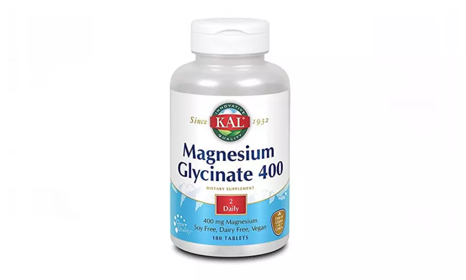 KAL Magnesium Glycinate 400, Vegan, Non-GMO, Gluten Free, 90 Servings  - Second Medium