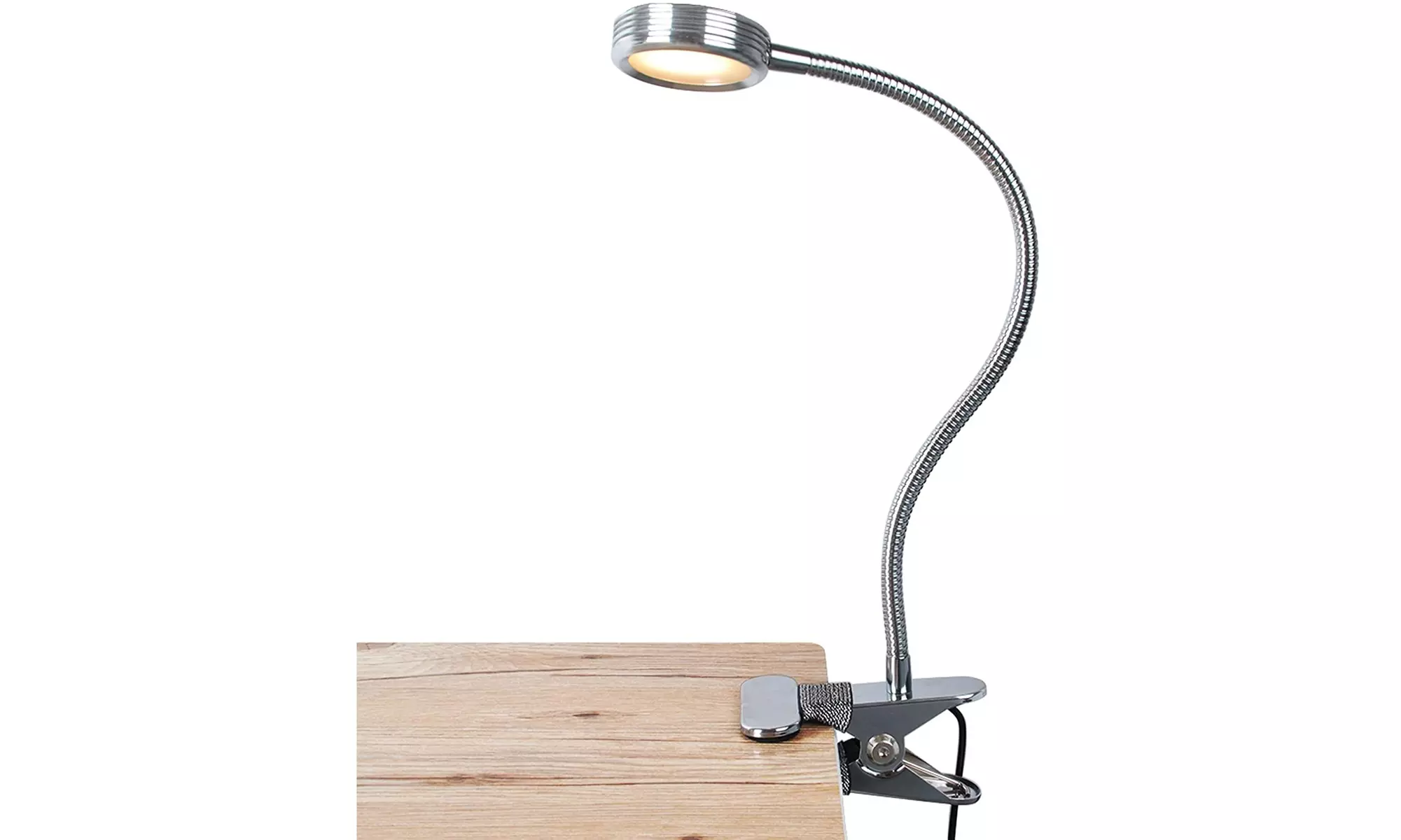 Flexible Gooseneck LED Clamp Reading Desk Night Lamp - Second Medium