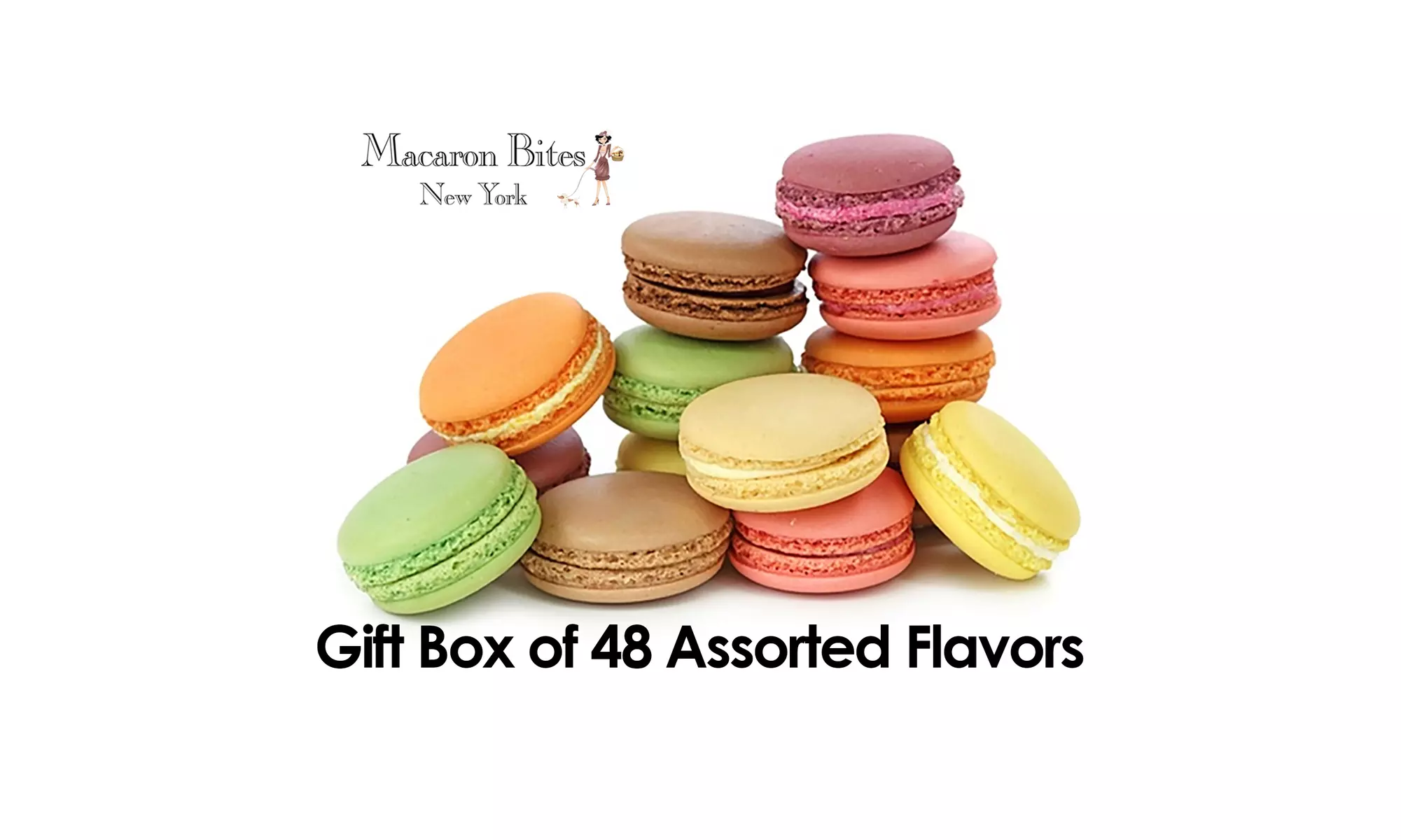 French Macarons - Assorted Macaron Bites - 48 Delicious BItes - Primary Image
