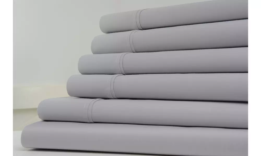 Kathy Ireland Gallery 1200 Thread Count Cotton Rich 6 Piece Sheet Sets