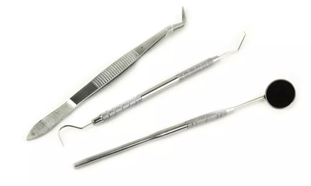 Basic Dental Instruments Set Mirror Explorer (3 units) - Primary Image