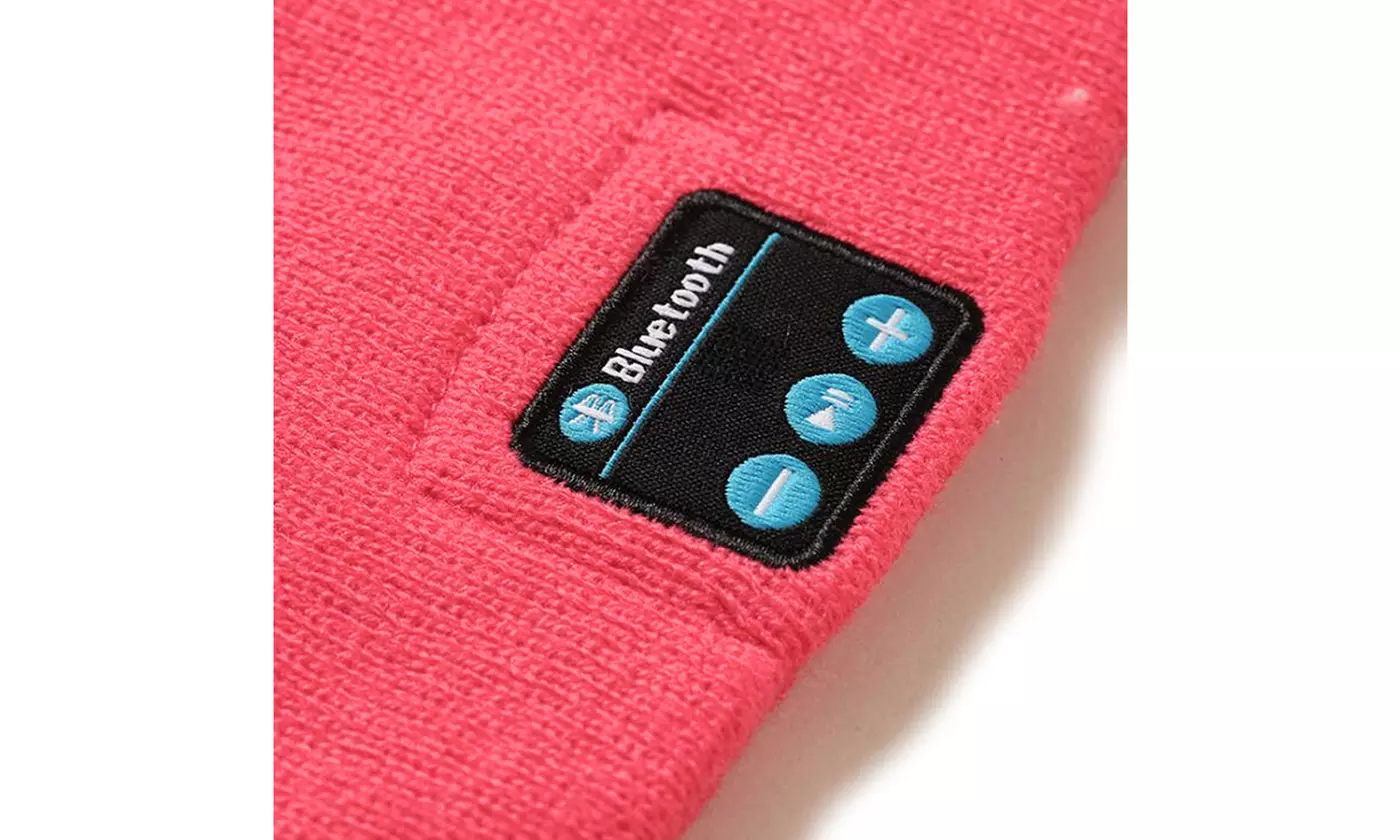 Wireless Bluetooth Beanie Knit Hat Headset Earphone Music Speaker Cap
