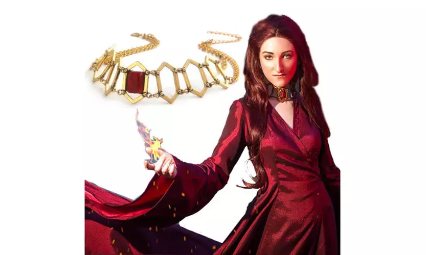 Game of Thrones Melisandre Choker Necklace The Red Priestess Choker Cosplay - Primary Image