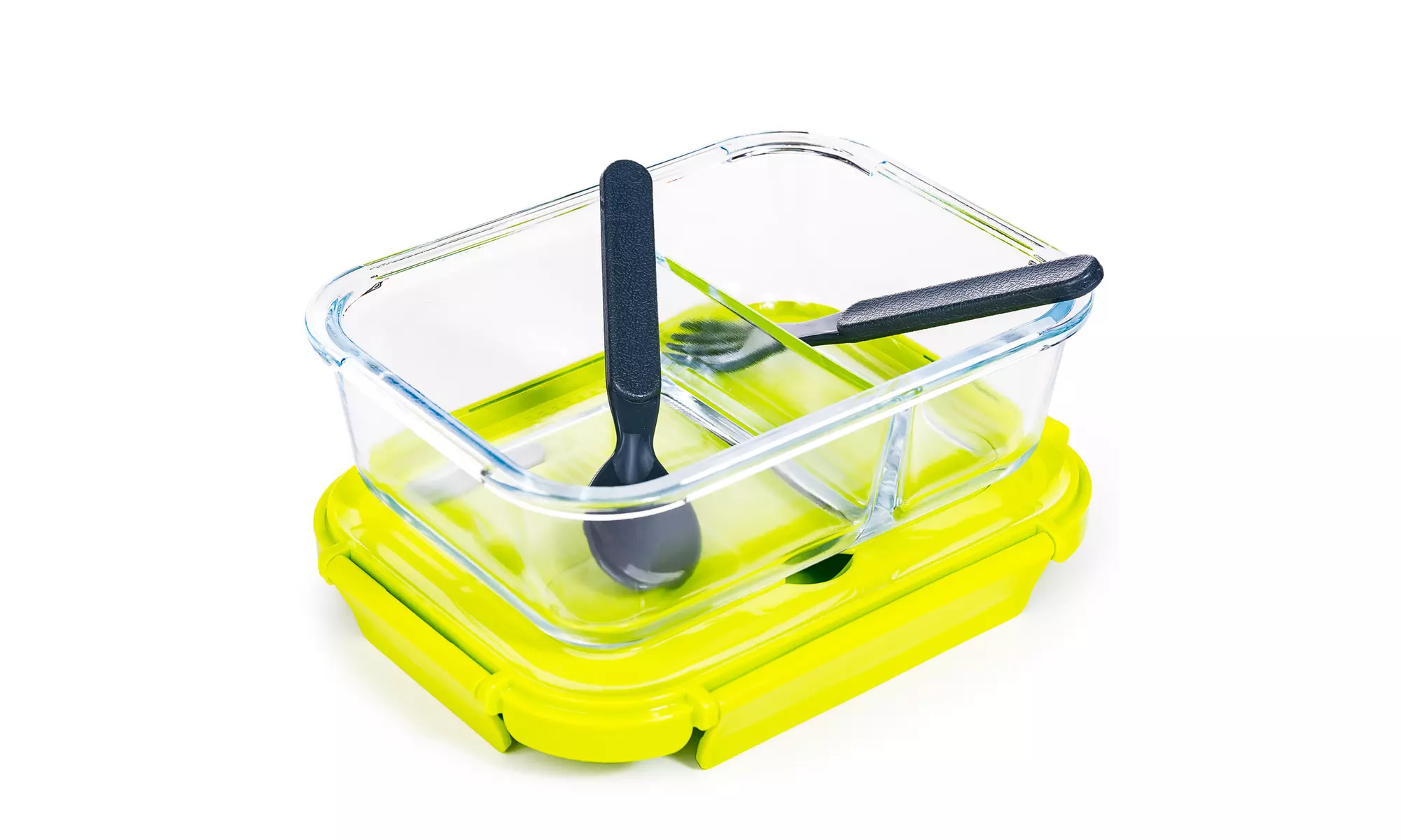 Borosilicate Glass Meal Prep Containers with Snap Locking Lids (1-3or 5 Pack)
