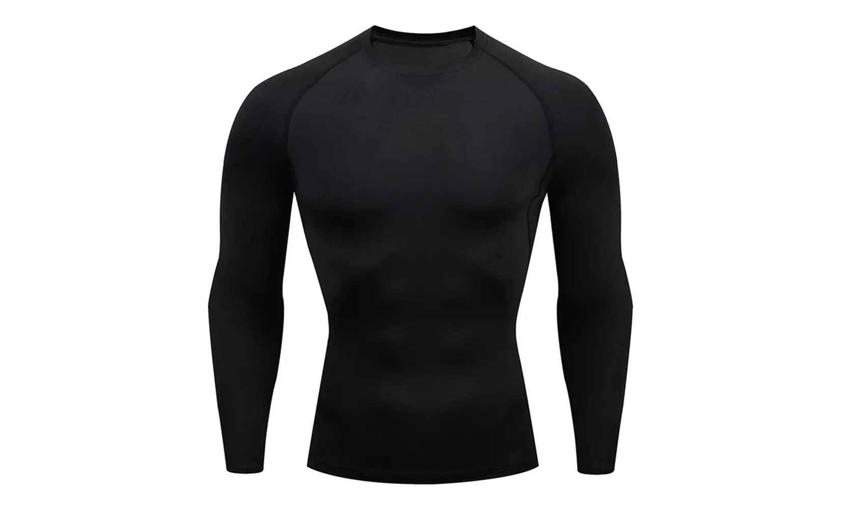 Men's Compression Shirts Long Sleeve Athletic Workout Tee Tops Sports Baselayers