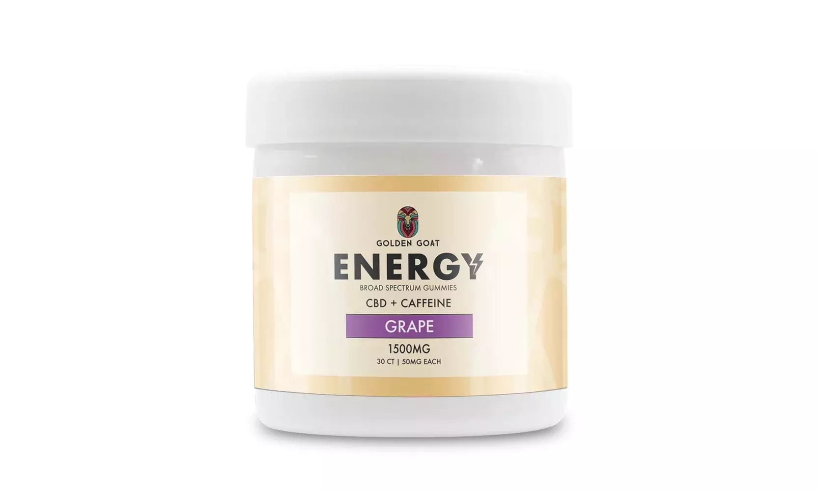 Golden Goat CBD Calm and Energy Infused Gummies