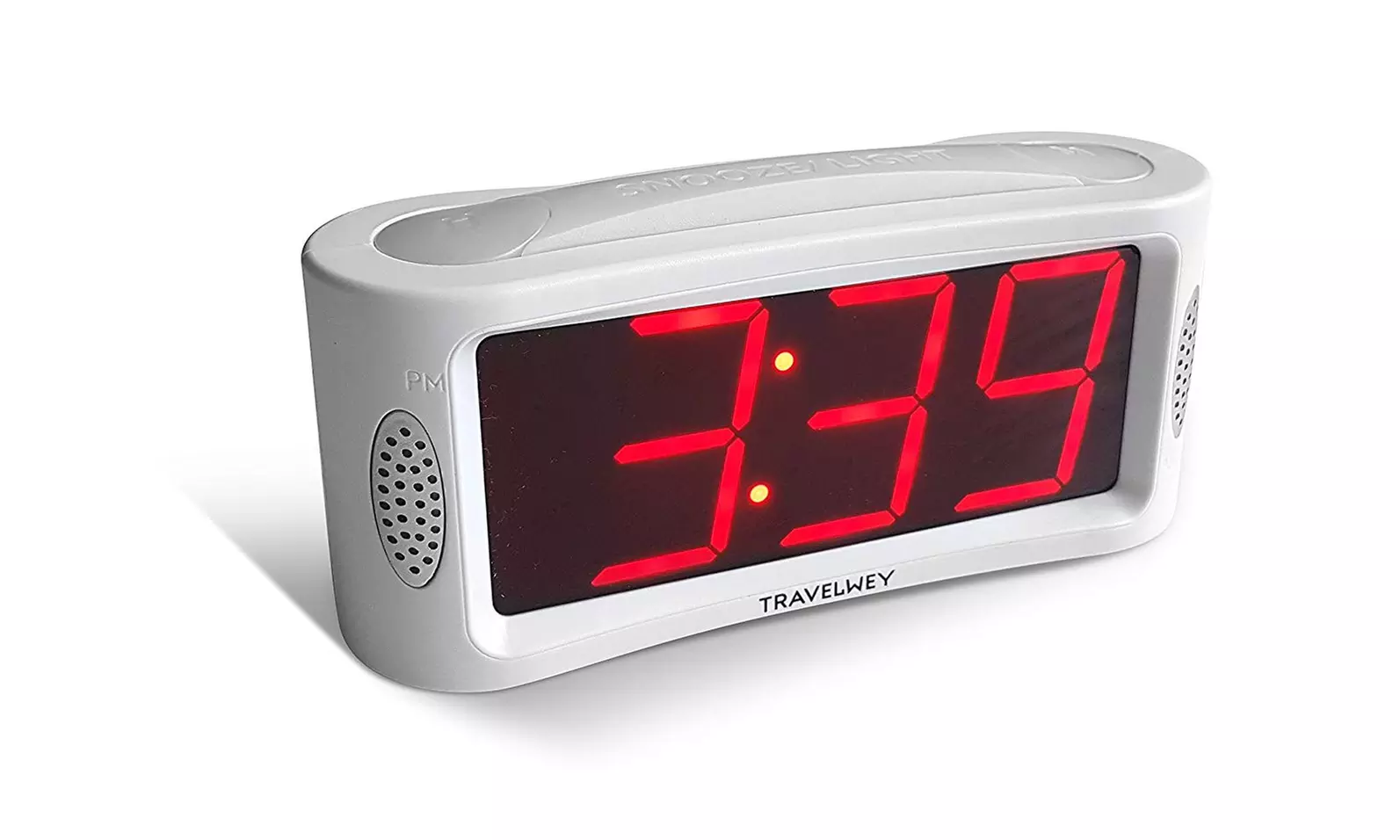 Travelwey Led Digital Alarm Clock Outlet Powered, No Frills Simple Operation - Primary Image