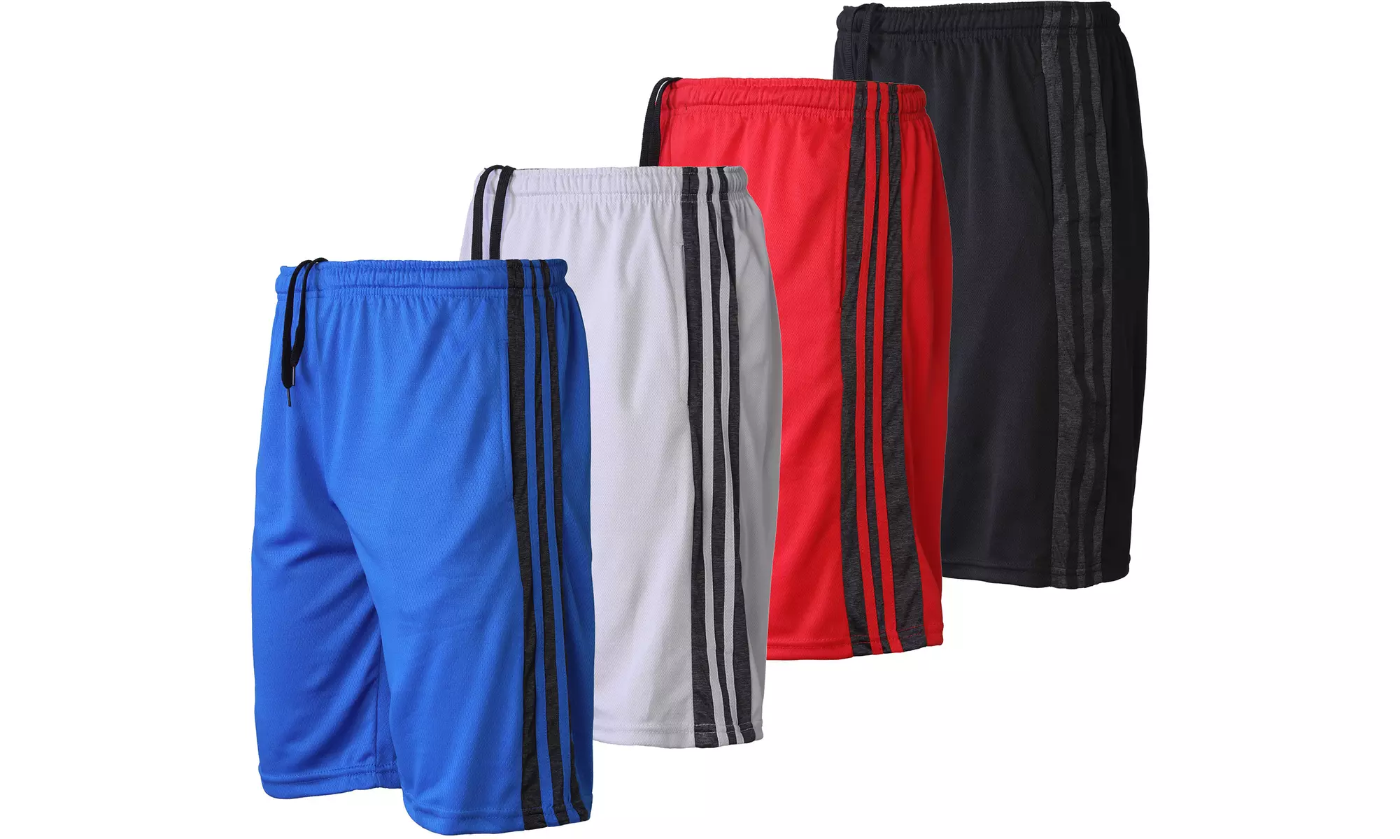 4 Pack - Men's Active Shorts Quick-Dry Lightweight Workout Gym with Pockets - Primary Image