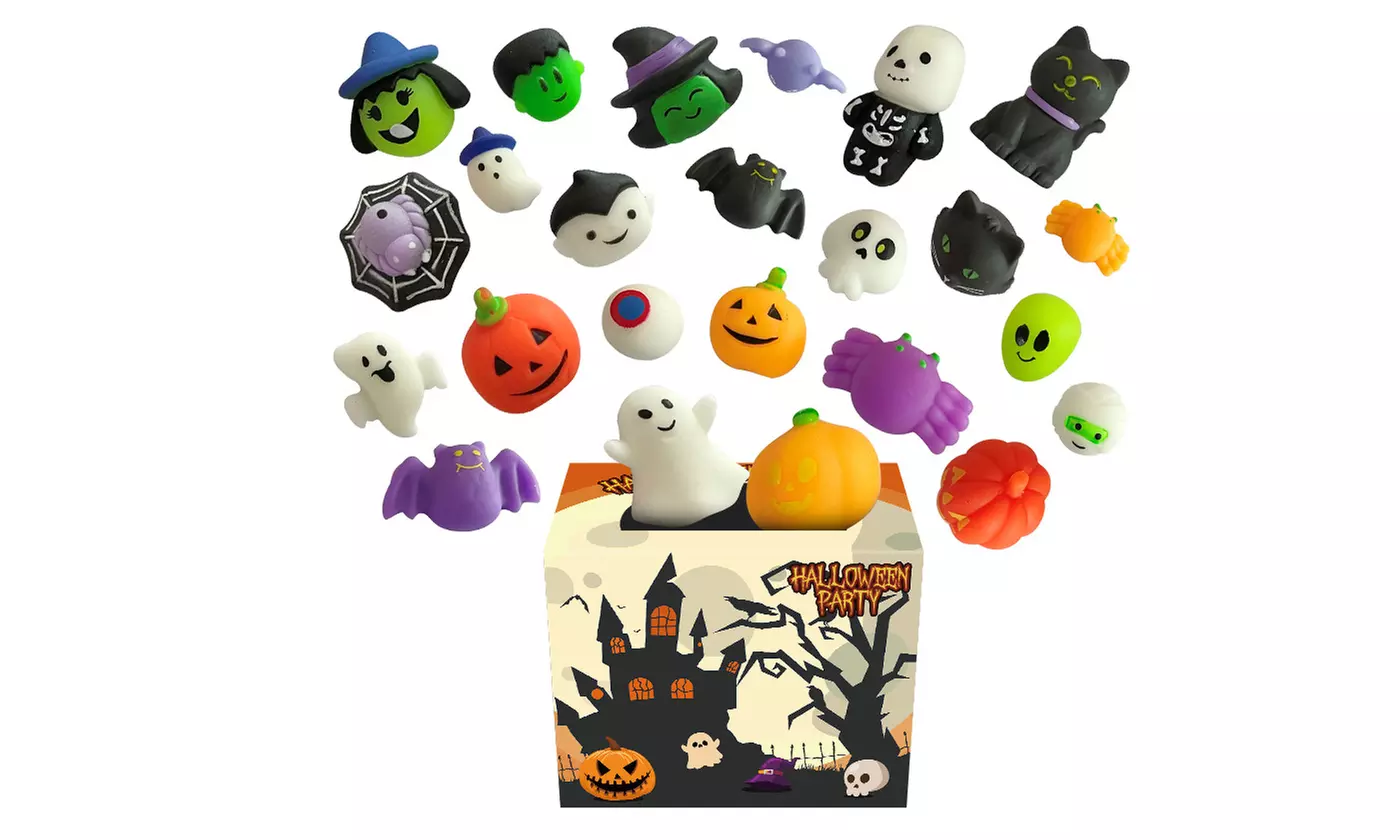 24 PCS Halloween Mini Mochi Squishy Toys - Primary Image
