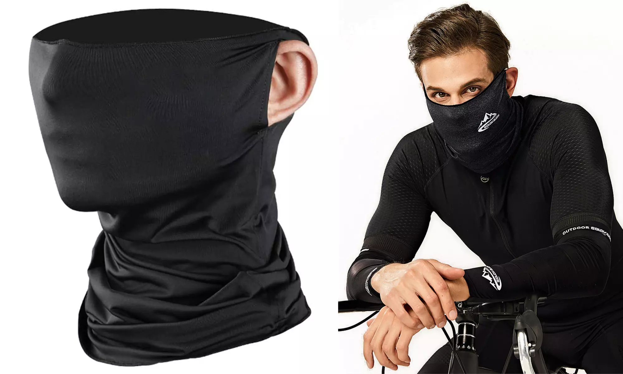 Cooling Neck Gaiter Face Mask Fishing Scarf Face Cover for Men UV CUT Breathable - Primary Image