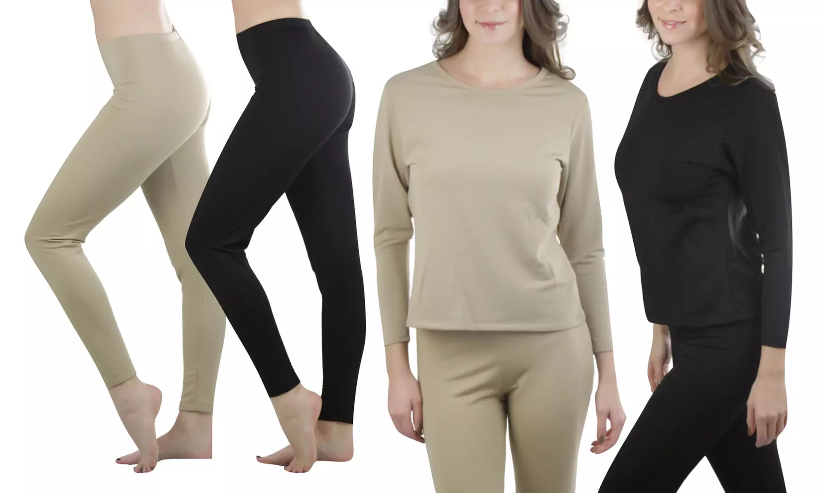 Women's Super Soft Fleece-Lined Layering Set - Primary Image