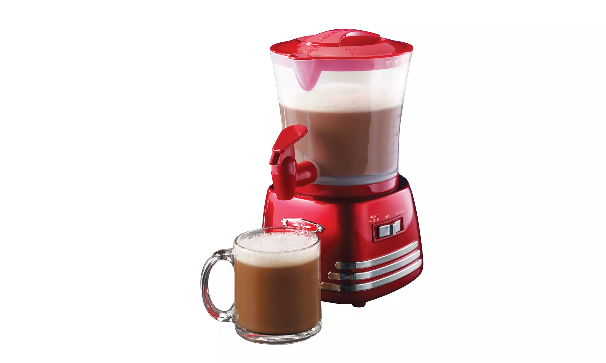 Nostalgia HCM700RETRORED Retro 32-Ounce Hot Chocolate Maker and Dispenser - Primary Image