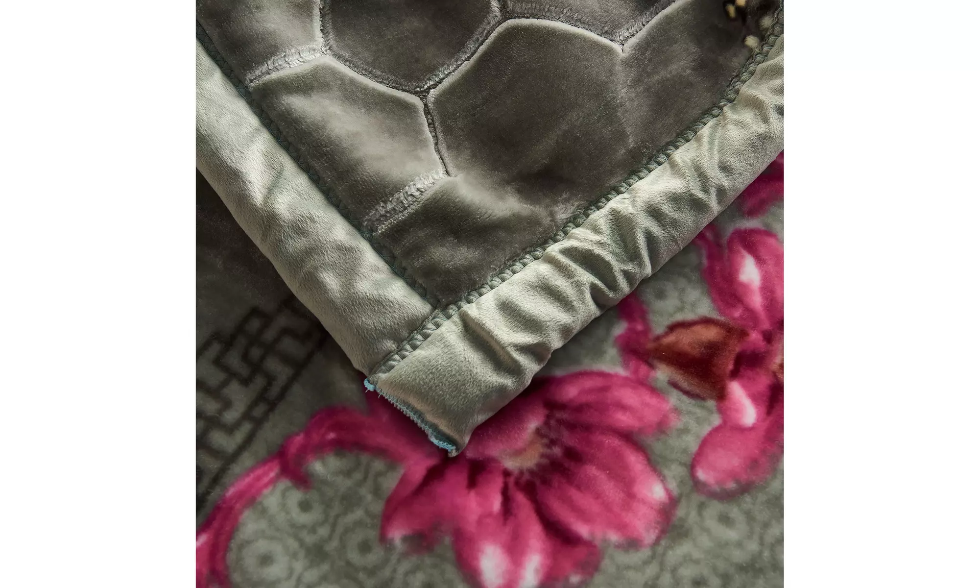 JML Heavy Fleece Blanket,2 Ply Printed Bed Blanket For King Size,85"x93",10Lb