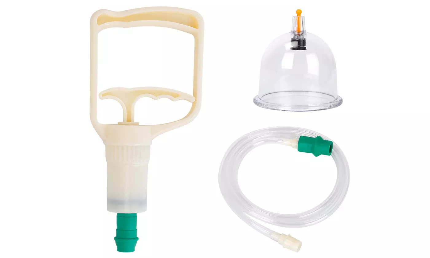 iNova 32-Cup Biomagnetic Cupping Therapy Set for Massage and Body Vacuum Suction