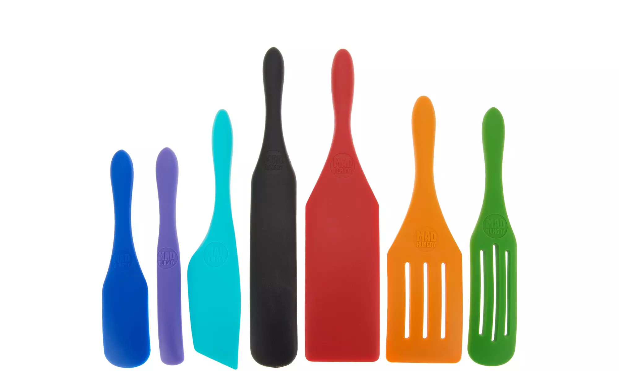 Mad Hungry 7-Piece Multi-Use Silicone Spurtle Set - Second Medium