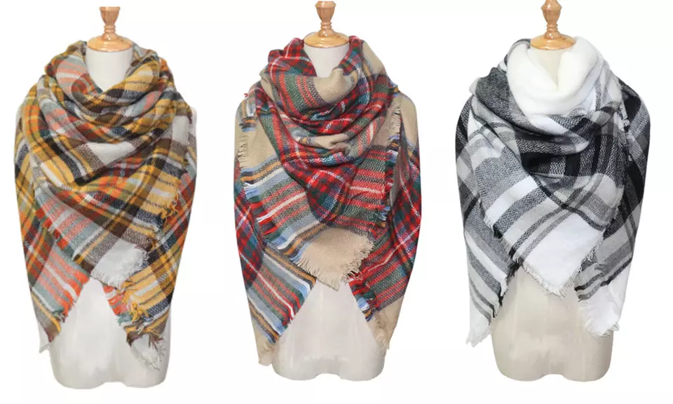 Women's Wrap Shawl Oversized Blanket Scarf - Primary Image