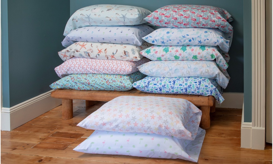 Coastal Printed Microfiber Sheet Set | Groupon