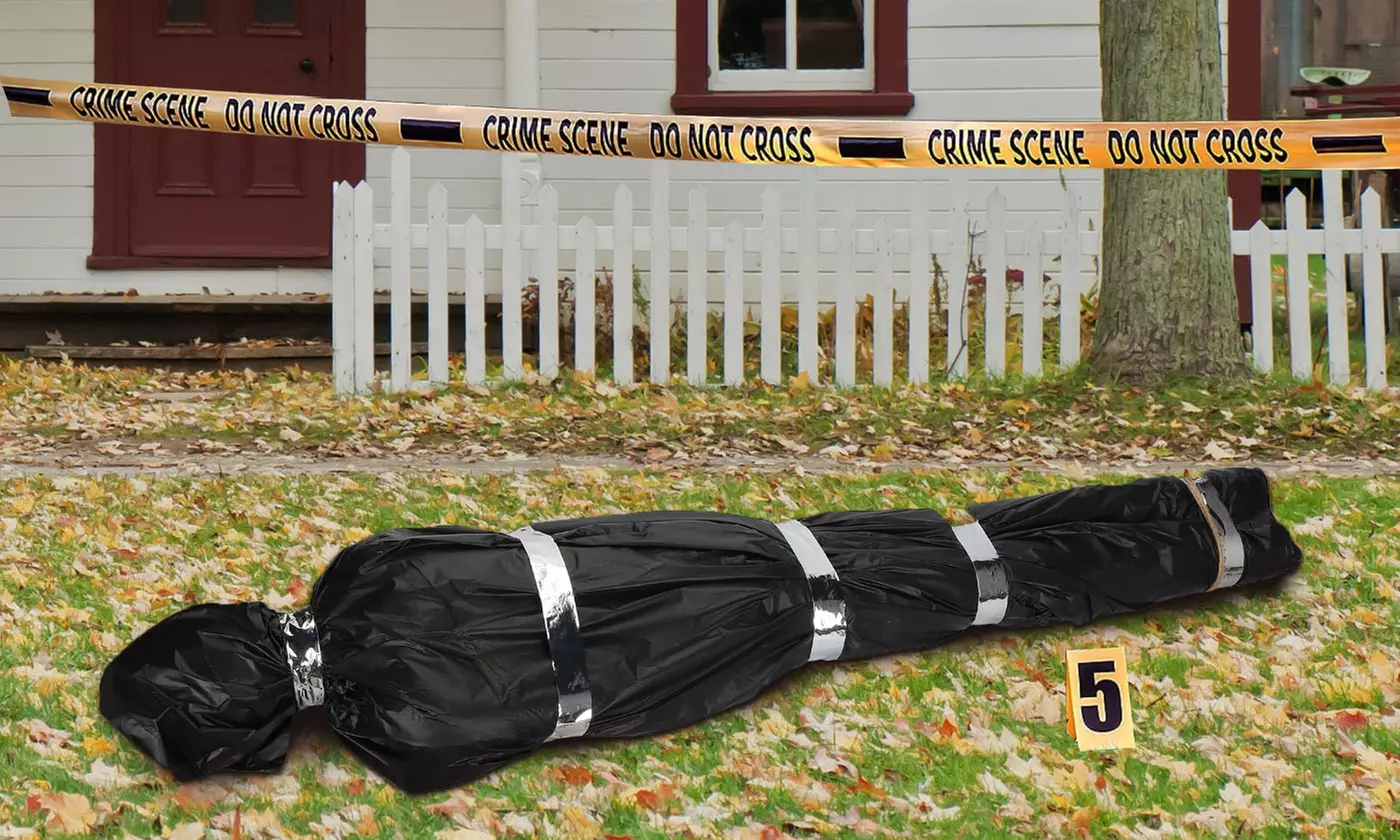Halloween Outdoor Yard Décor, Hanging Scary Skull Face, Ghost, or Fake Corpse