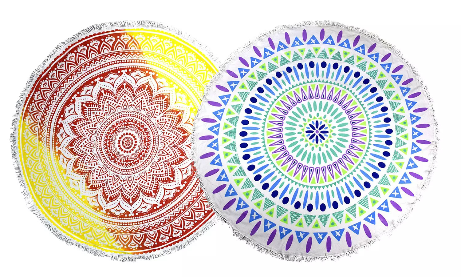 Peach Couture Premium Circle Beach Towels (2-Pack) - Primary Image