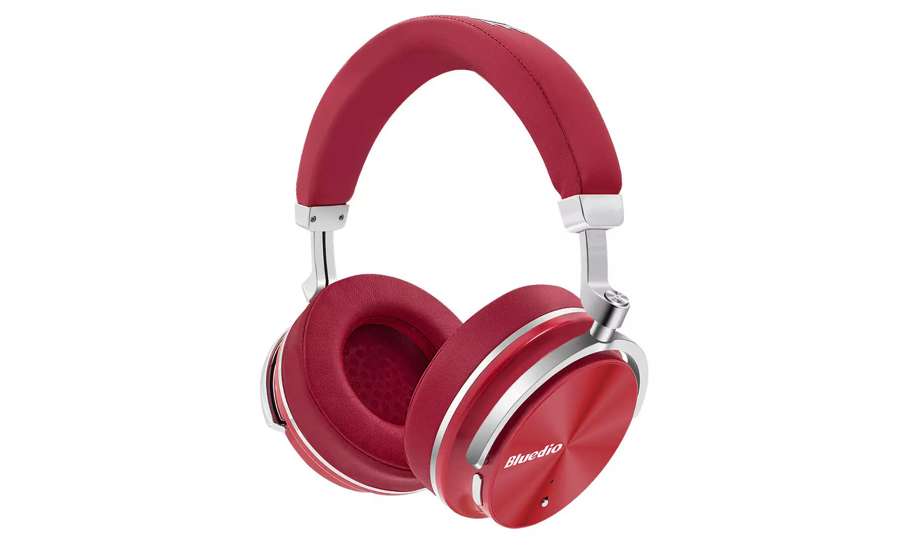 Bluedio T4 Wireless Bluetooth4.2 ANC Headphone Stereo Mic Adjustable Headset Red - Primary Image