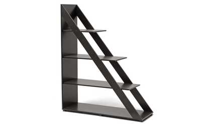 Psinta Dark Brown Modern Shelving Unit