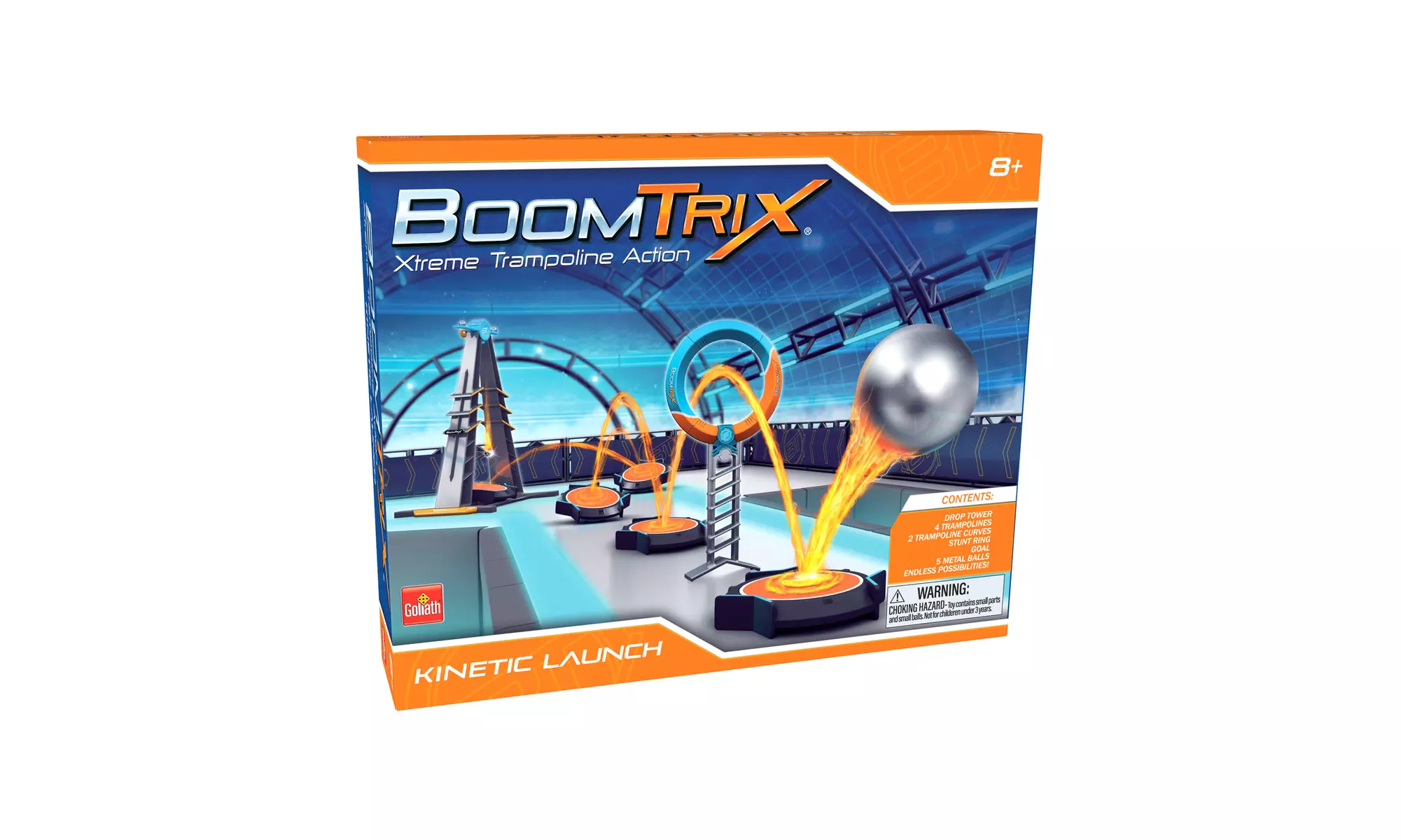 BoomTrix Xtreme Trampoline Action - Kinetic Launch - Primary Image