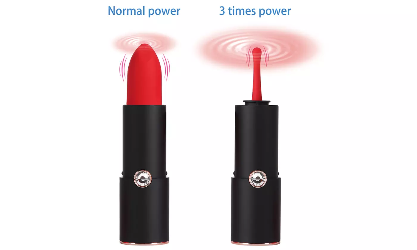 2-IN-1 Mini Lipstick Bullet Vibrator Clitoral Stimulations G Spot Vibrator