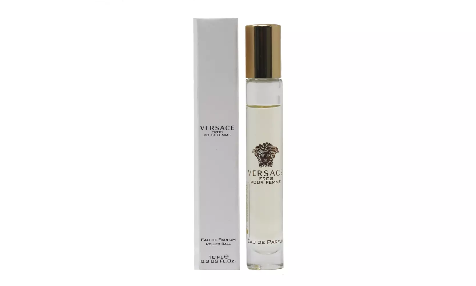 Versace Eros Pour Femme Eau De Parfum Roller Ball 0.3 oz / 10 ml Tester - Second Medium
