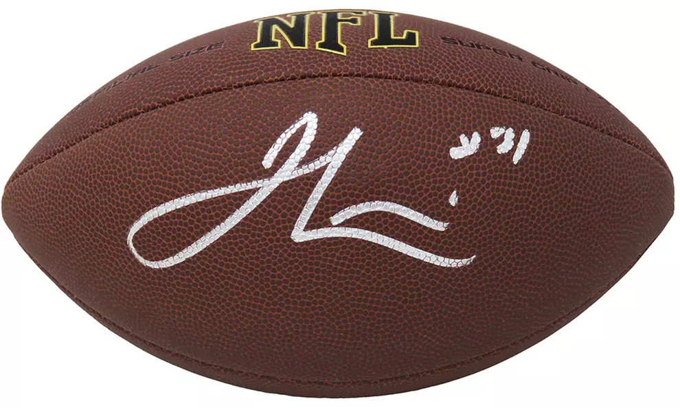 Jamal Lewis Signed Wilson Super Grip Full Size NFL Football - Primary Image