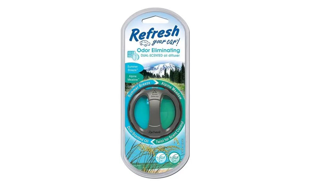 Refresh Scented Oil Interior Car Diffuser (4-Pack)