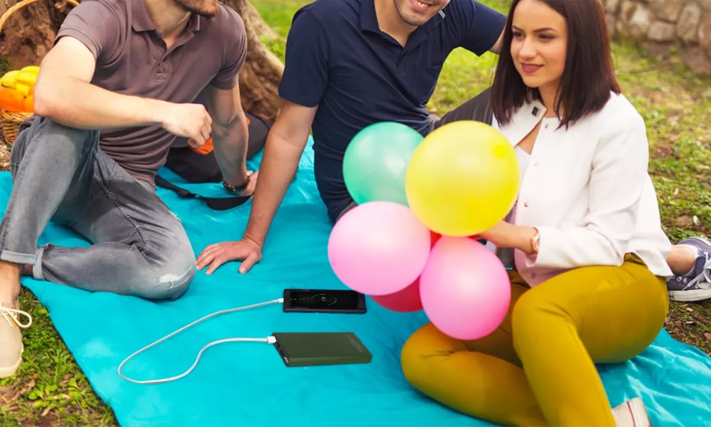 iMounTEK 20,000mAh Power Bank Dual USB Charger with Type-C & Micro USB Input
