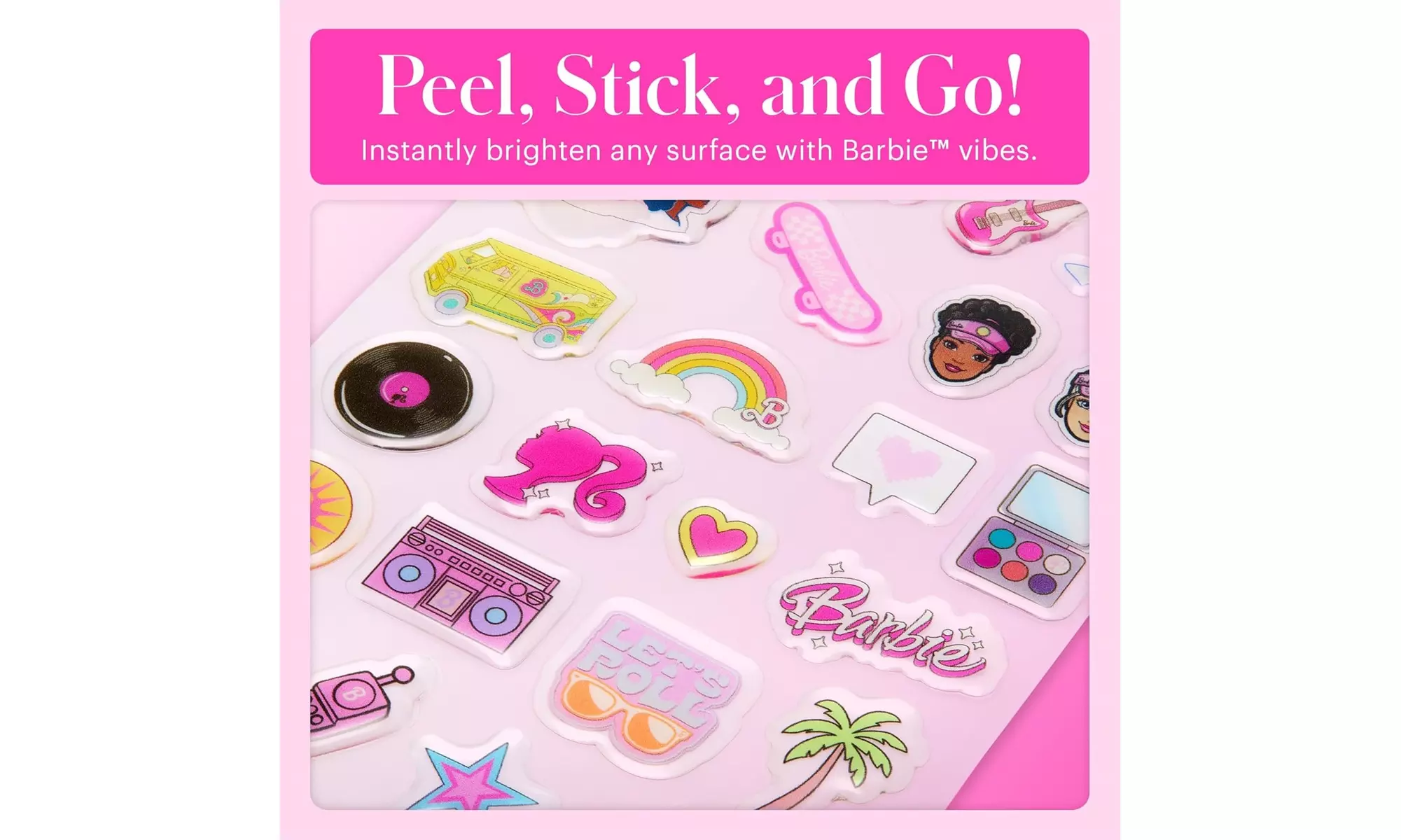 Barbie x Kodak Colorful & Decorative Barbie-Themed Sticker Sets for Barbie Photo