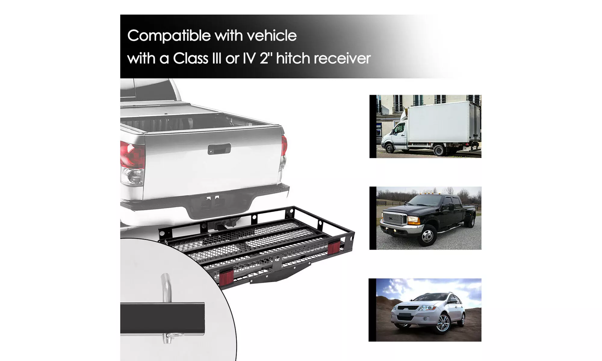 Costway 500lbs Foldable Wheelchair Hitch Carrier Mobility Electric Scooter - Second Medium