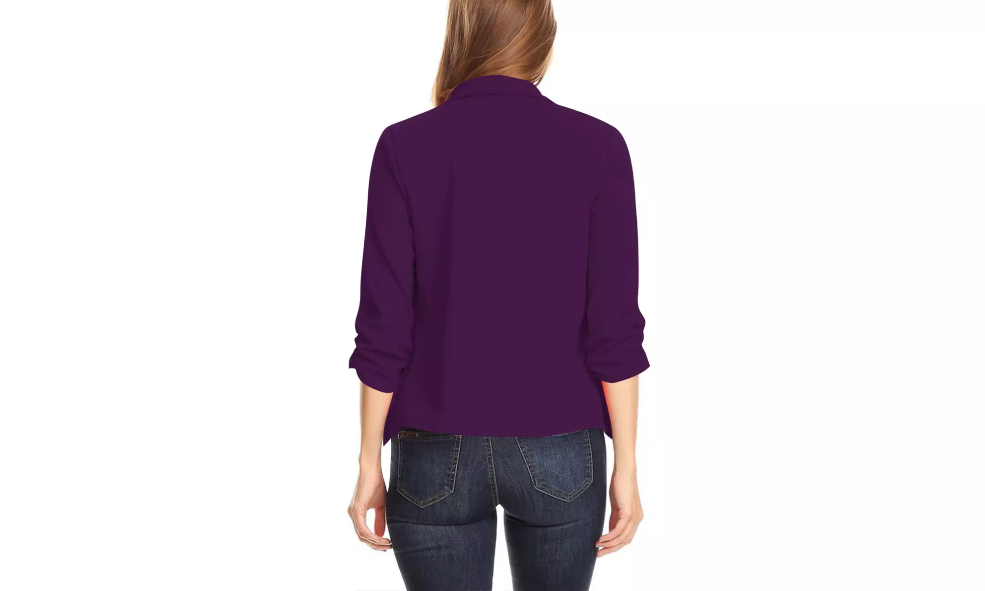 Women's Casual Office Wear Basic Solid Blazer Jacket