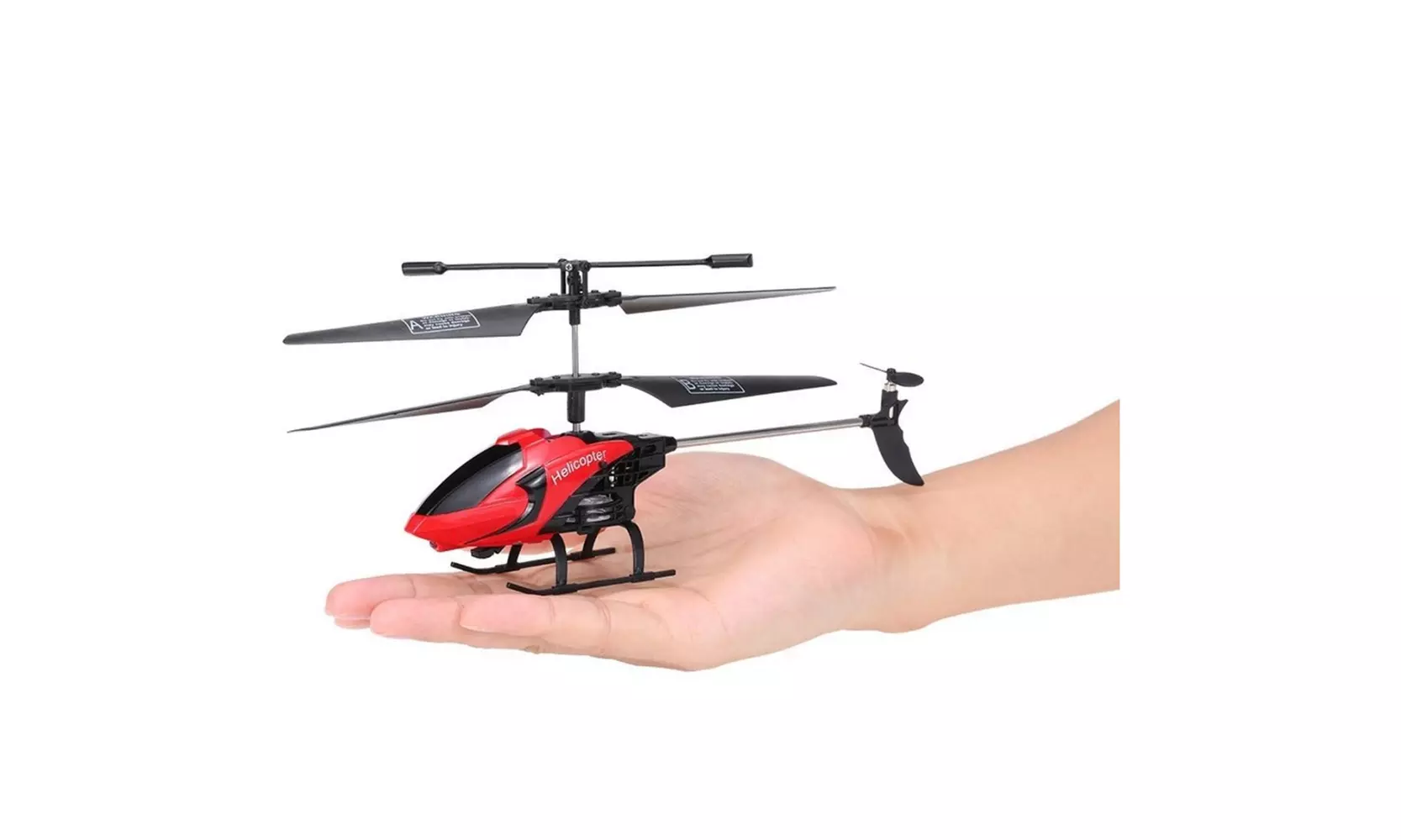 RC Infrared Helicopter with LED Light Infrared Remote Control Helicopter Toys - Primary Image