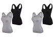 Women's Seamless Scoop Tank Top Body Shaping 2 or 4 Pack Sizes S-3X - Second Medium