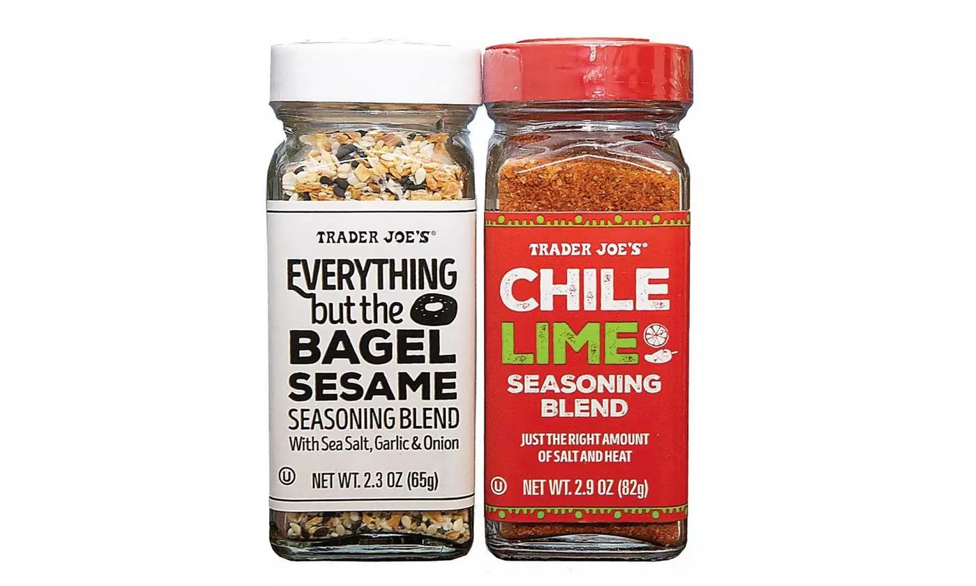 Trader Joe's Everything But The Bagel Sesame and Chile Lime Seasoning, 1 of each - Primary Image