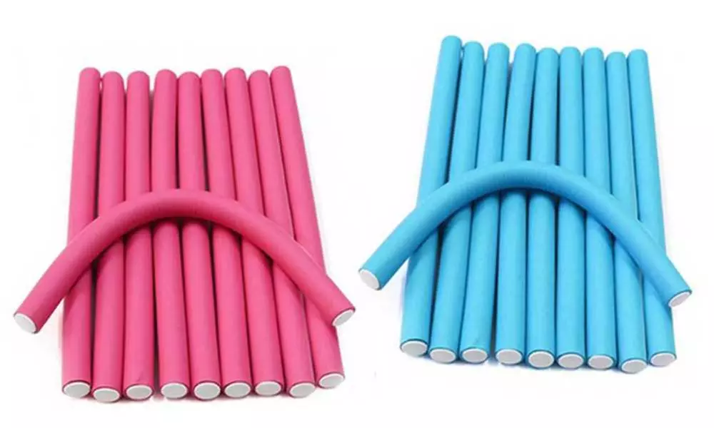 Twist Flex Hair Curling Rods (10-Pack) - Primary Image