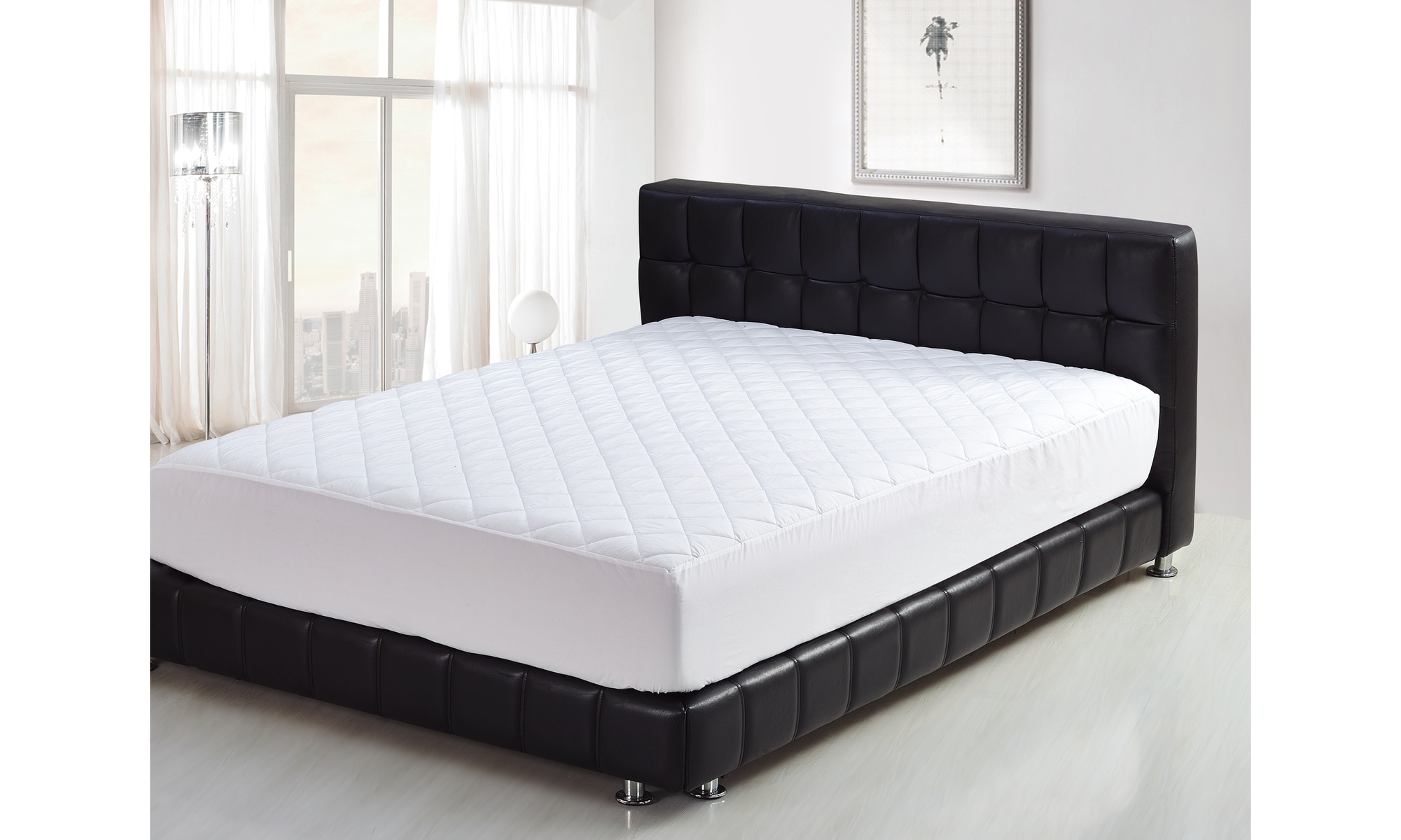 Beauty Sleep Ultra Soft Quilted Hypoallergenic Mattress Pad