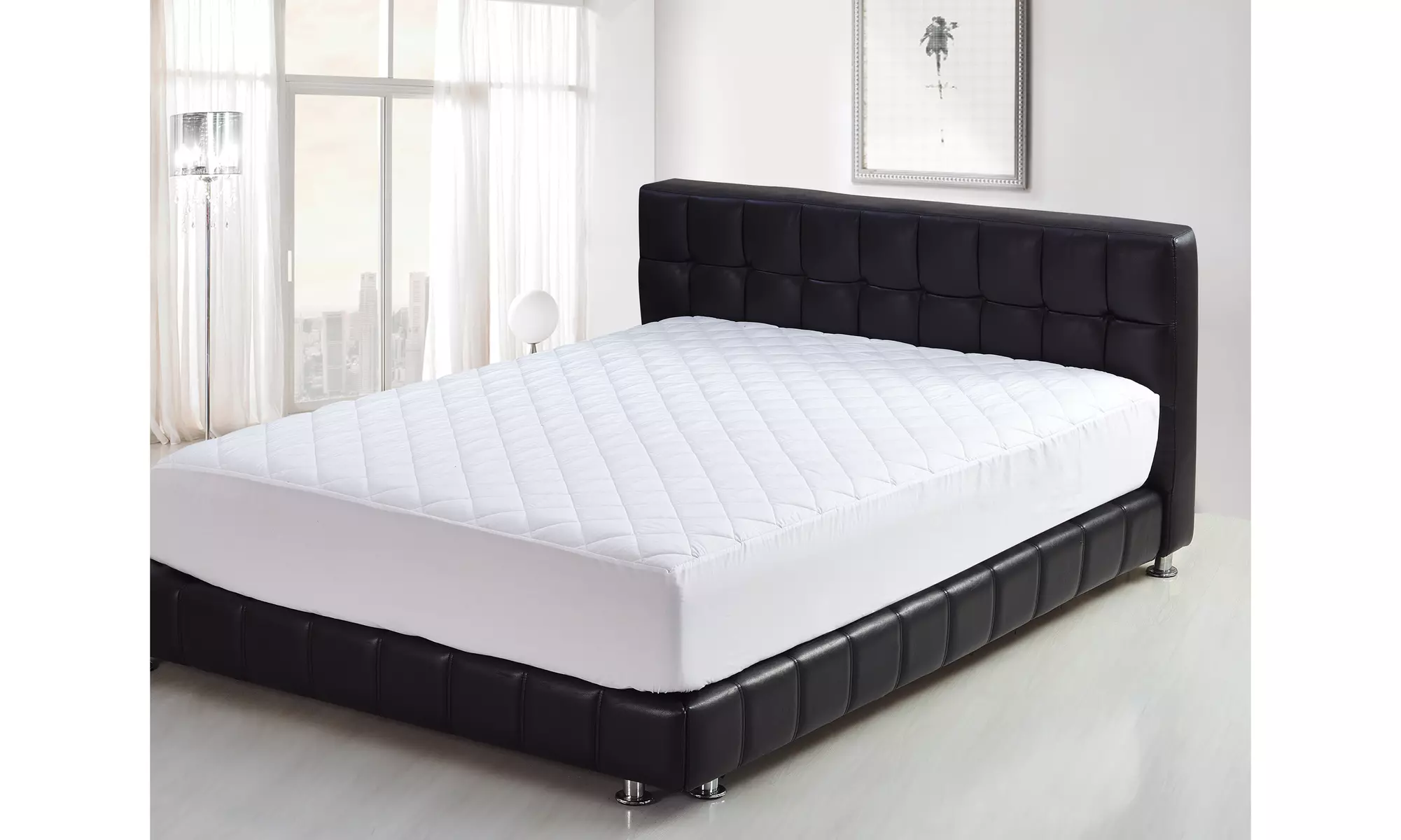 Beauty Sleep Ultra Soft Quilted Hypoallergenic Mattress Pad
