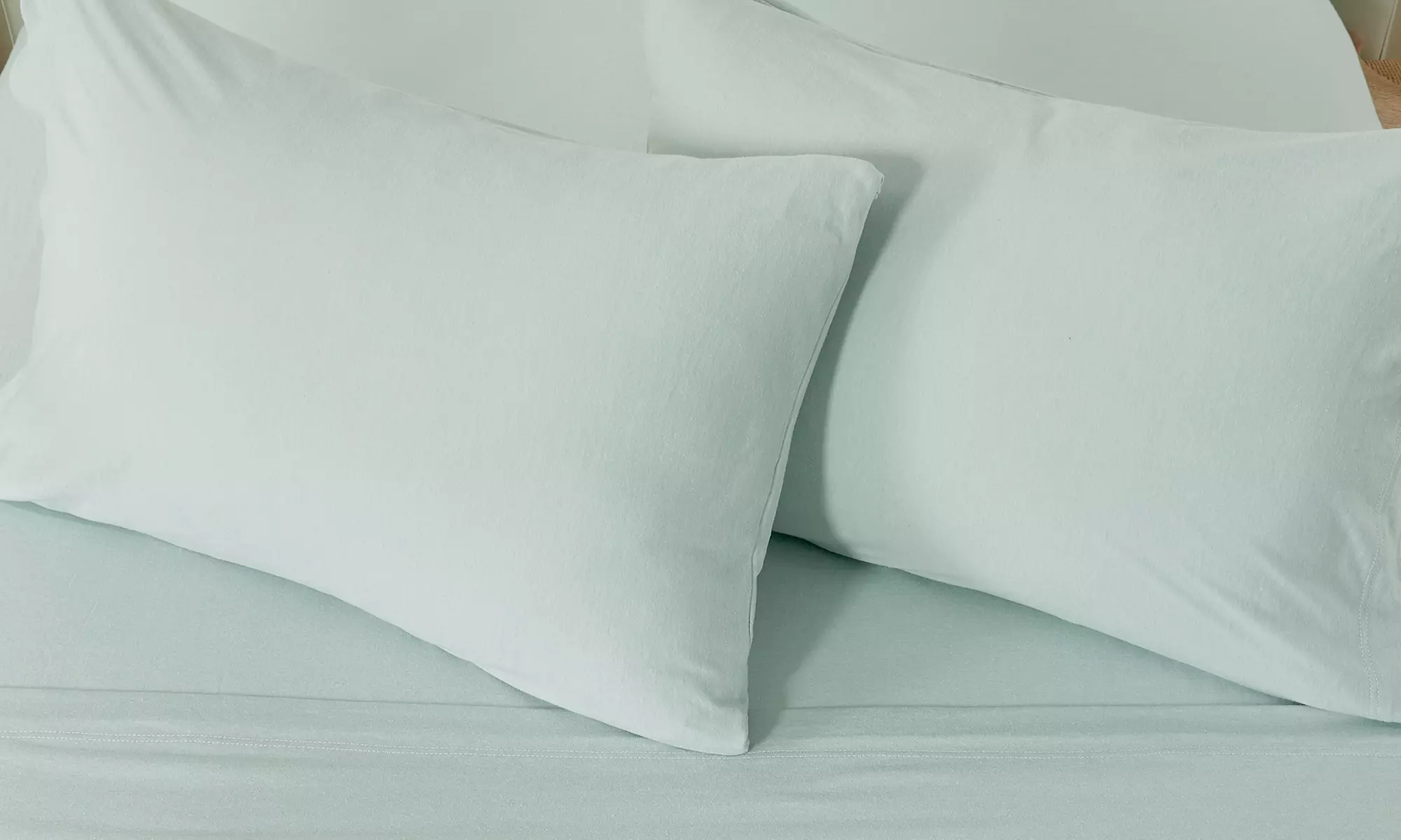Ultra-Soft Cotton Heathered Melange Jersey Knit Sheet Set