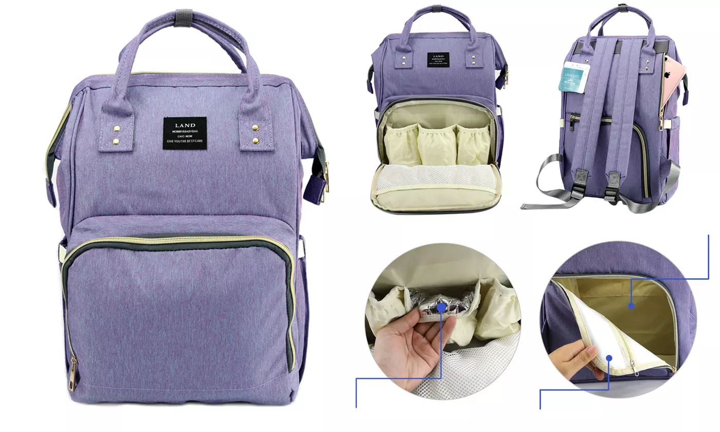  Diaper Bag Mommy & Baby Large Multi-Function Backpack 