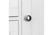 Bathroom Floor Storage Cabinet with Single Door Adjustable Shelf 4 Drawers - Second Medium