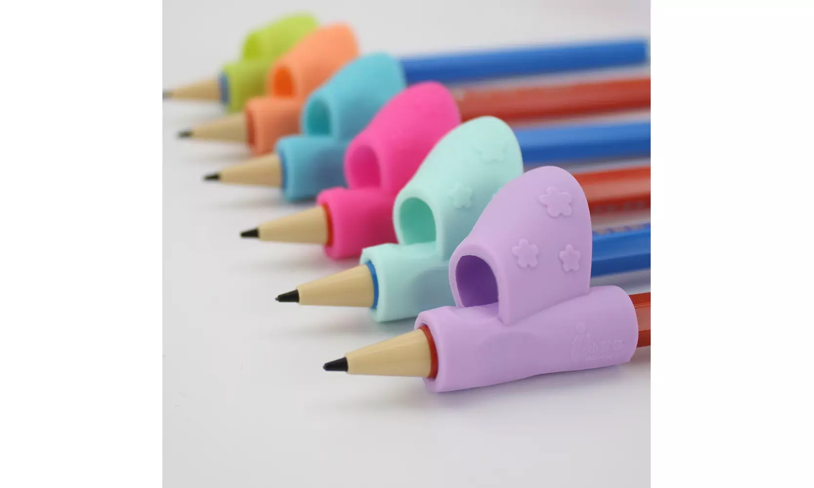 6PCS/Set Children Pencil Holder Pen Writing Aid Grip Posture Correction Tool - Second Medium