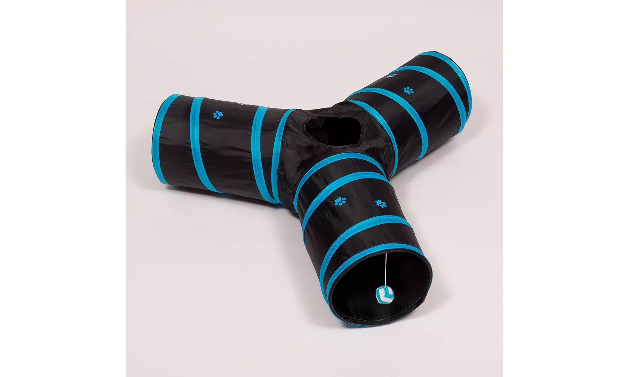 Prosper Pet Cat Tunnel - Collapsible 3 Way Play Toy - Tube Fun for Rabbits - Primary Image